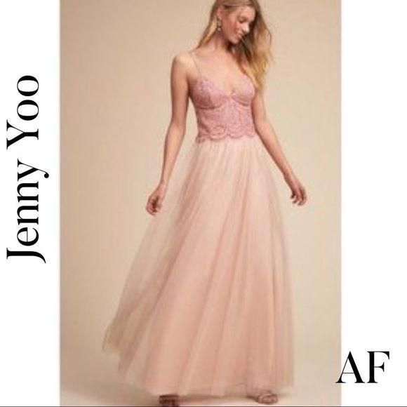 BHLDN JENNY YOO HAMPTON CHIFFON MAXI SKIRT NEW - Picture 4 of 13